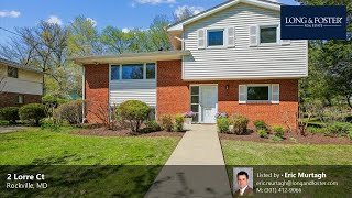 Sale: 4 Beds - 2 Baths - 1867 sq ft - Rockville - MD [$867,900] MLS #: MDMC2224064