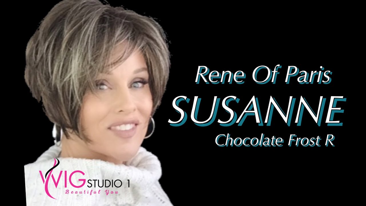 Women’s René of Paris Wig Gia Chocolate Frost Wig COLOR COMPARISON | Noriko CHOCOLATE FROST R & Rene Of  main image 3