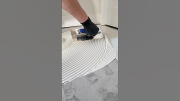 Tile Adhesive Spreading | Smooth, Even & Ready for Perfect Installation