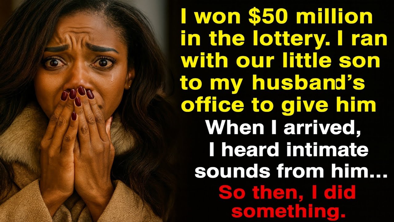 I Won $50 Million… But What I Discovered in My Husband’s Office Changed Everything