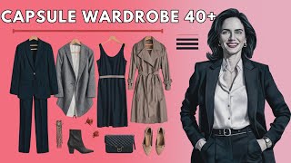 How to Build a Capsule Wardrobe for Women Over 40