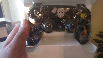 "Scary Party" ps4 custom un-modded controller (unboxing)