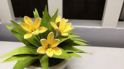 ABC TV | How To Make Tarda  Tulip Flower | Paper Quilling - Craft Tutorial