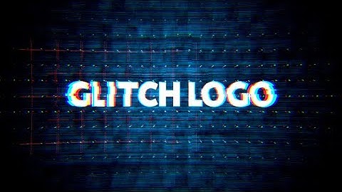 Glitch Title Motion Graphics Templates