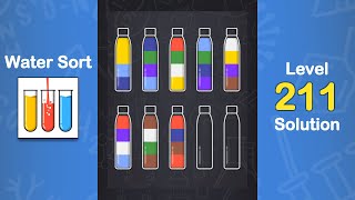 Water Sort Puzzle Solution - Level 211