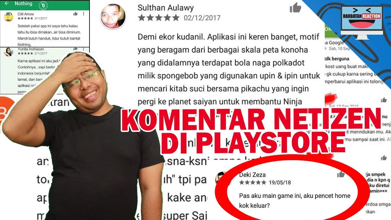 Komentar Komentar Lucu Di Playstore Youtube