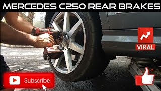 Rear brakes 2014 Mercedes C250