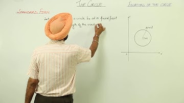 Equation of Circle in Standard Form l ICSE CLASS 11 MATH l The Circles  l L2