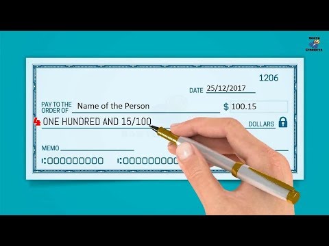 Video: How To Fill Out A Checkbook