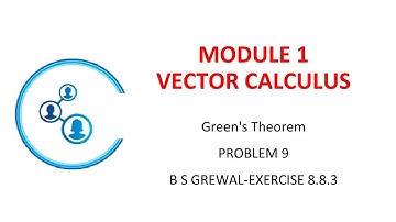 Module 1 Vector Integration Green