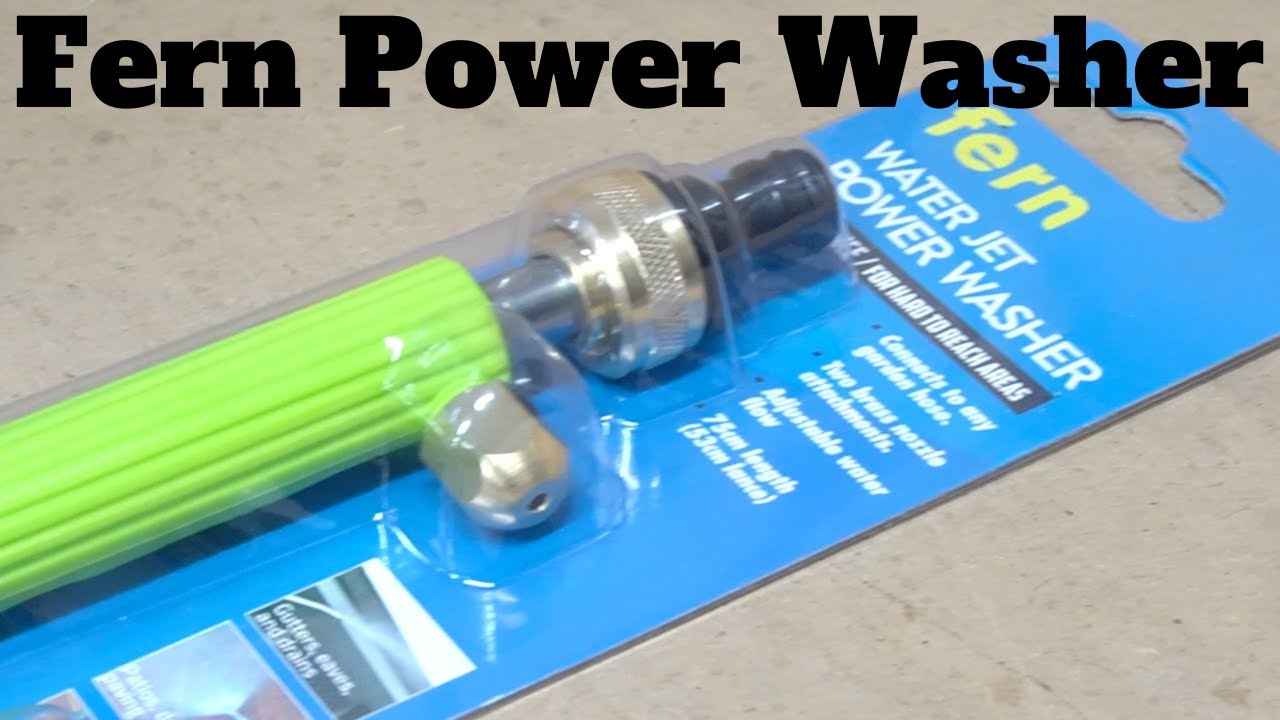 Fern Water Jet Power Washer Bunnings Warehouse Youtube