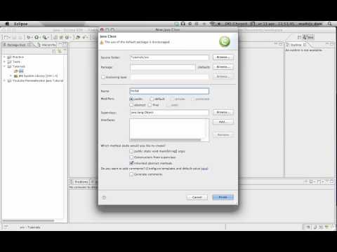 Mac Basic Java Tutorial 1-Hello World