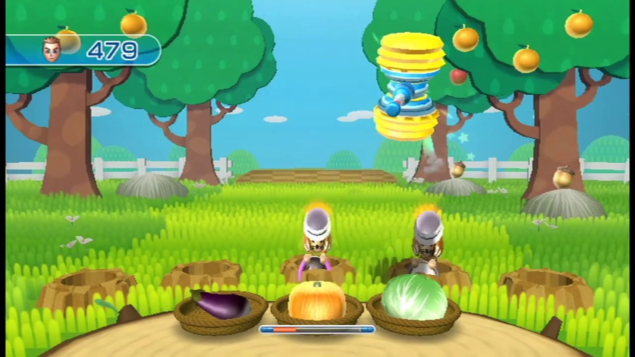 Wii Play: Motion - Veggie Guardin' Guard Mode