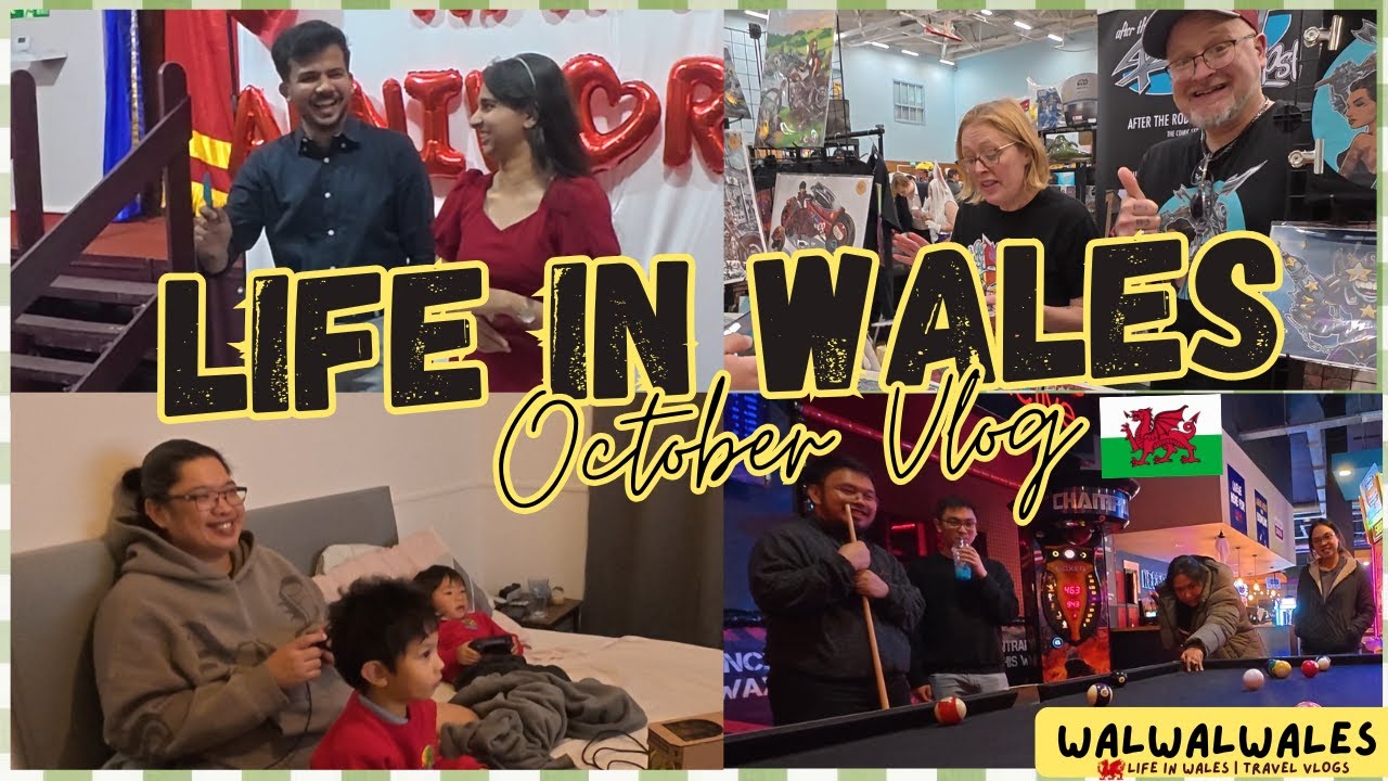 Amazing October! ❤️From Attending a Wedding Anniversary to Swansea Comic Con Autumn 2025🤟 Buhay OFW