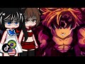 Danmachi react to bell as Meliodas (tik Toks) english 🇺🇲 and Portuguese 🇧🇷