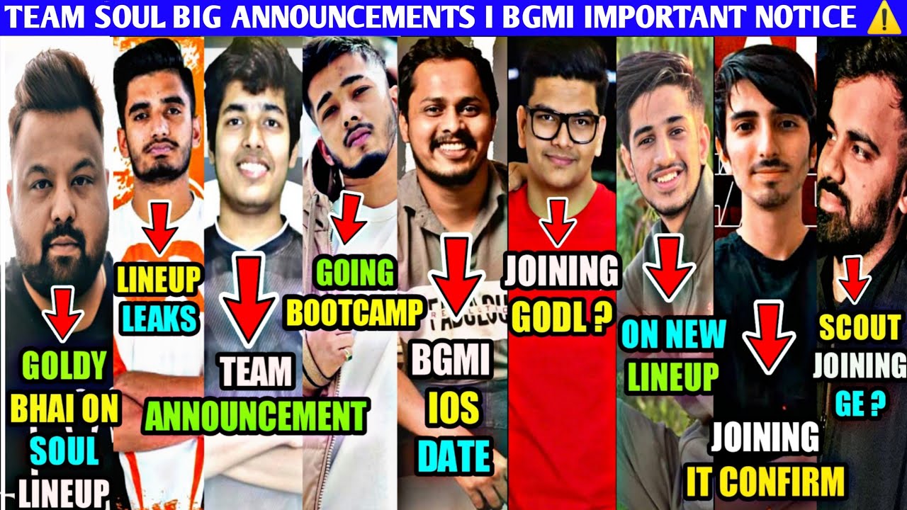 GOLDY BHAI ON SOUL LINEUP | BGMI IOS DATE | JONATHAN TEAM ANNOUNCEMENT ...
