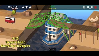 Poly Bridge 2 - Sanguine Gulch - Drawbridge In Disguise (4-10)