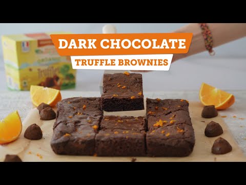 Dark Chocolate Truffle Brownies