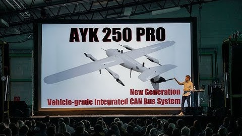 AYK 250 Pro VTOL: With Integrated CAN Bus System for Enhanced Safety and Efficiency