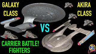 How Good Are Fighters In Star Trek? - Carrier Battle From Both Sides! - Star Trek Starship Battles