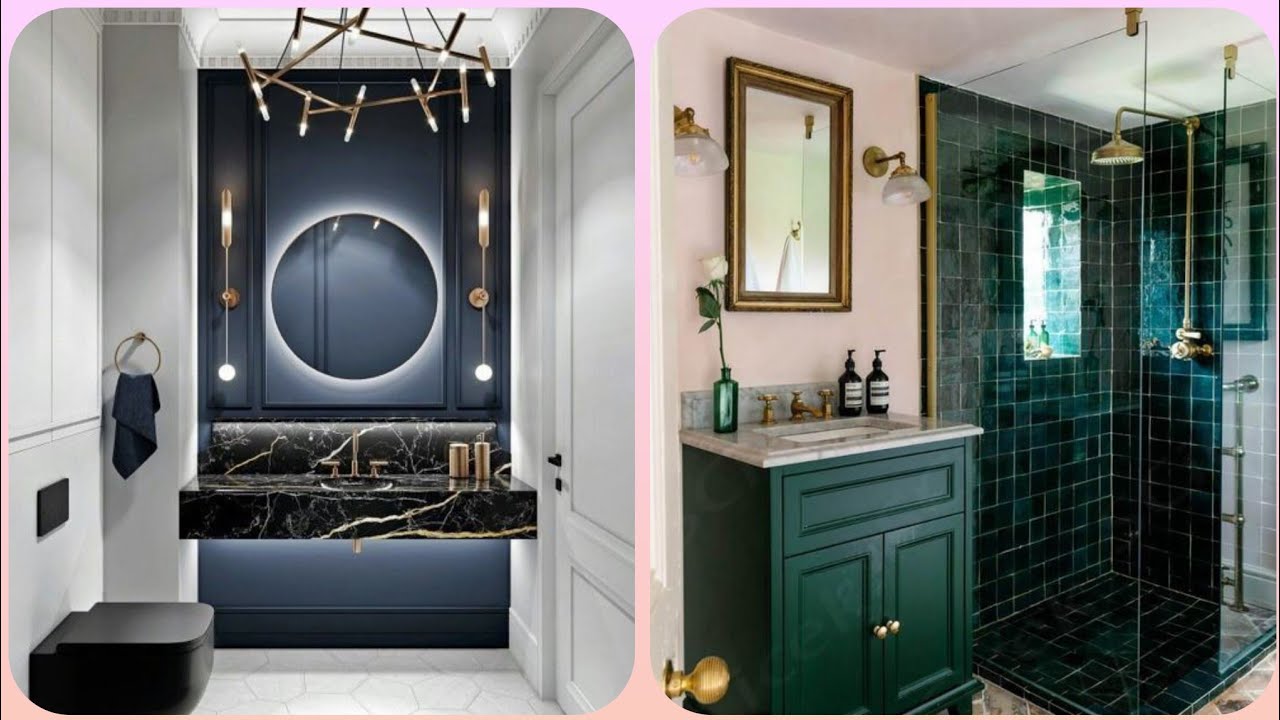 Powder Room Perfection || Stunning Ideas for Small Spaces - YouTube
