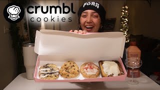 TRYING CRUMBL COOKIES WHILE FADED AF