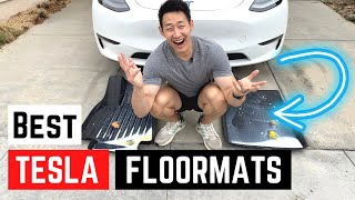 BEST Tesla Floor Mats Put to the TEST (Tesmanian vs 3d Maxpider)