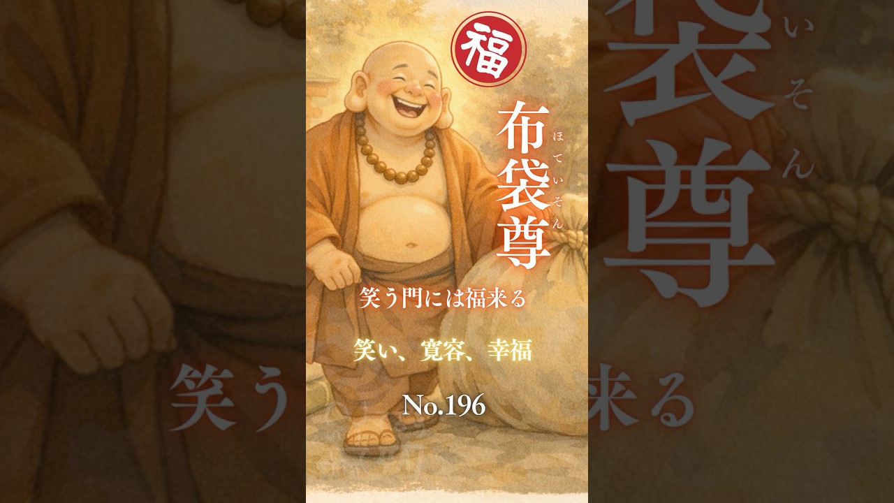 笑顔を招く七福神・布袋尊｜笑う門には福来る✨福がめぐる開運ソング