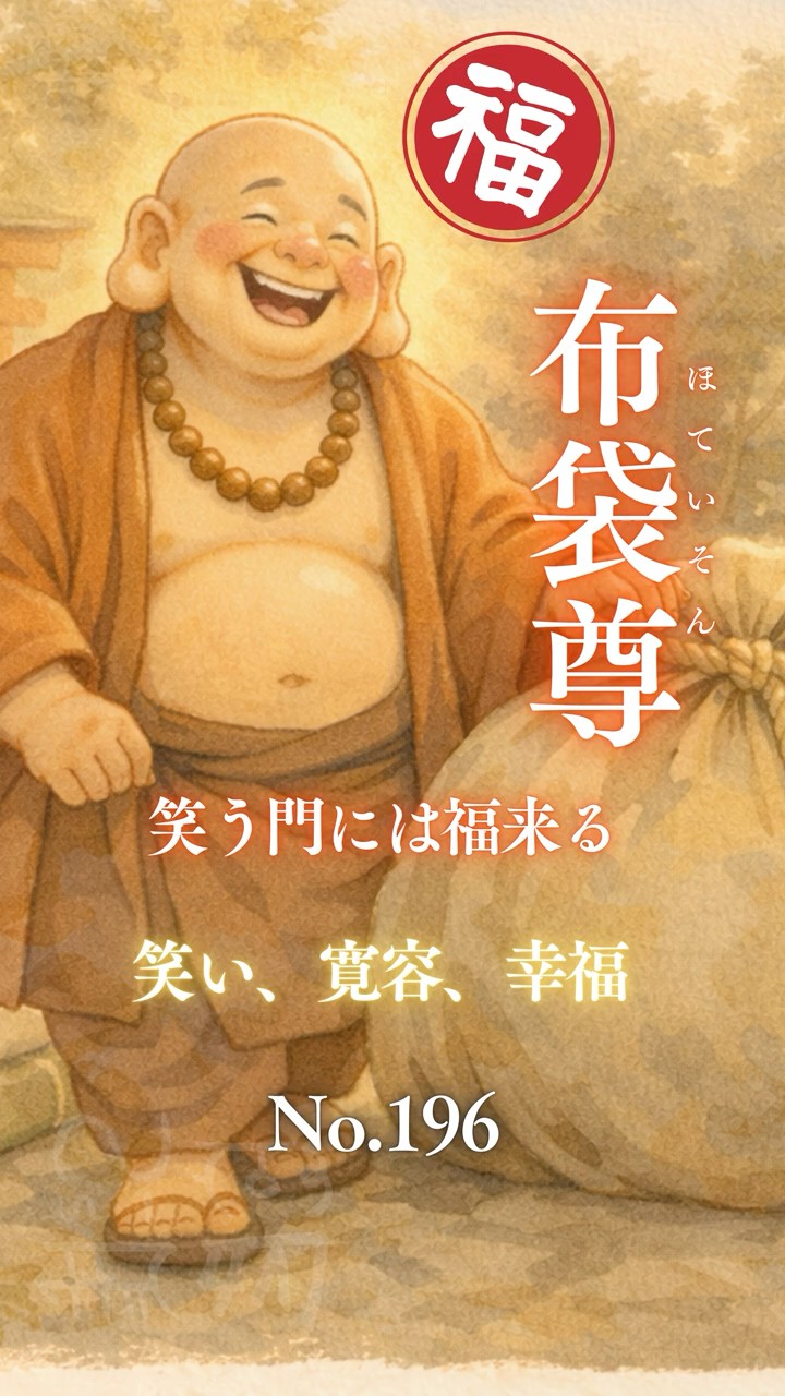 笑顔を招く七福神・布袋尊｜笑う門には福来る✨福がめぐる開運ソング