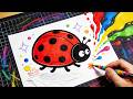 Immersive Painting | Colorful Petals #immersivepainting #painting #decompression #coloring