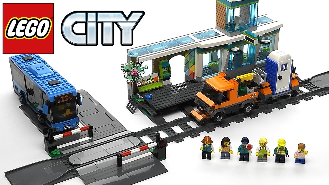 My goal: Build the most realistic Lego train station! : r/lego