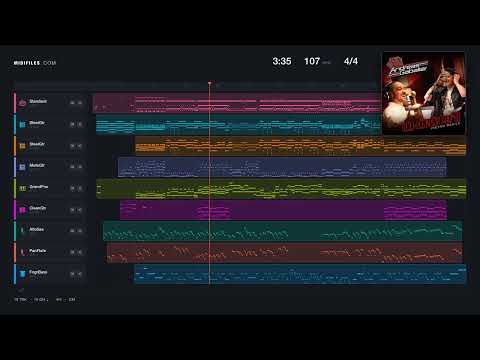 🎵 Una Canzone Per Te - Andreas Gabalier; Pietro Basile (MIDI GM individual tracks) 🎹