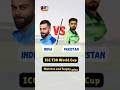 India vs Pakistan T20 World Cup history. #shorts #viralshorts #cricket #cricketlover #facts