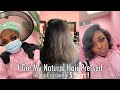 I GOT A SILK PRESS AND TRIM FOR THE FIRST TIME IN 5 YEARS ! Healthy Hair Journey😍4c