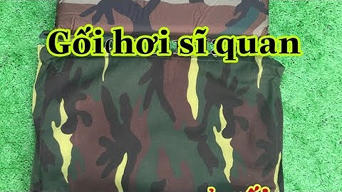 Gối hơi sĩ quan cao cấp ,màu rằn ri k07 chuẩn đẹp