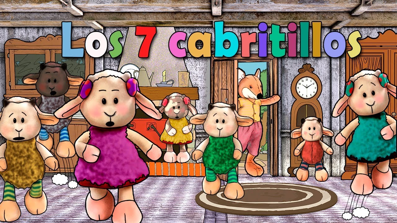 Los Siete Cabritillos y El Lobo Feroz. Video Cuento Infantil en Español