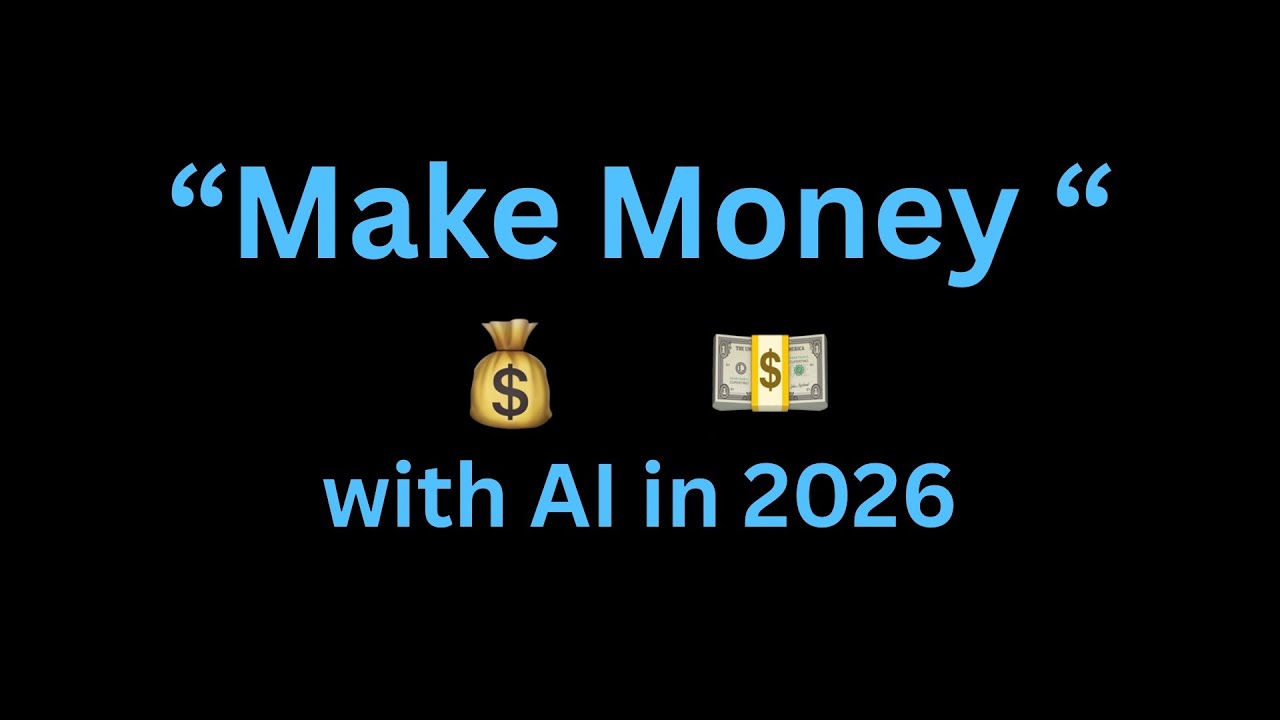 How to Make Money with AI in 2026 (5 Proven Methods) - YouTube