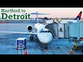 Full Flight: Delta Air Lines B717 Hartford to Detroit (BDL-DTW)