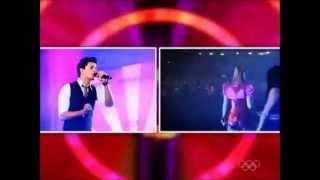 Rebelde Rebeldes cantam Depois da Chuva em show ( Rebelde Cap. 93 19/07/2012 )