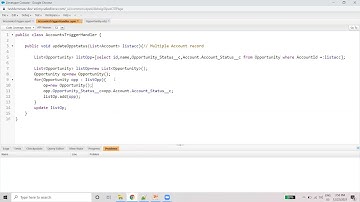 Write a code logic, If Account Status Changed Then all the Related Opportunity Status should change