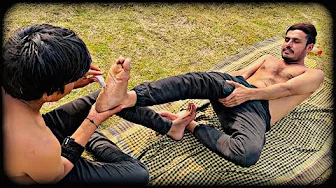 ASMR | FULL BODY MASSAGE WITH OIL BY RAFIQUE MASTER : Ticklish Massage All Body