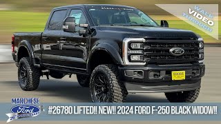 BRAND NEW LIFTED 2025 FORD F-250 LARIAT BLACK WIDOW PACKAGE!! Ford Black Widow F250