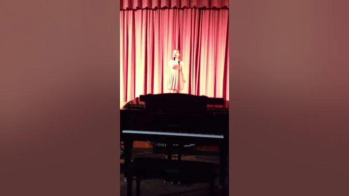 Aileen O'Leary 8 yrs old school talent show 1st ti...