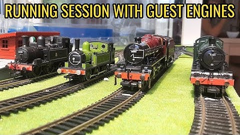 Model Railway Running Session - Guest Locomotives From Kelly Ashford