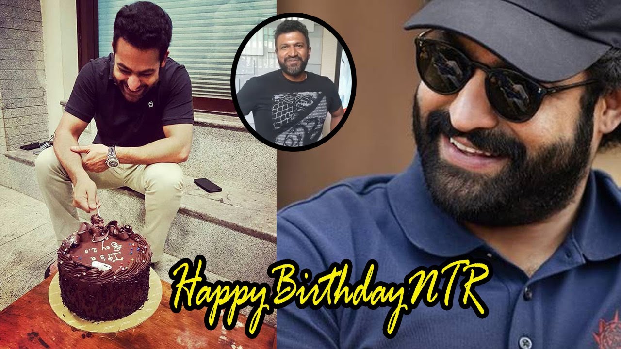 KannadaSuperstar PuneethRajkumar Birthday wishes to YoungTigerNTR | 