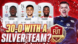 30-0 ON FUT CHAMPIONS w/ A SILVER TEAM?? FIFA 20 GAMEPLAY & SQUAD BUILDER!!