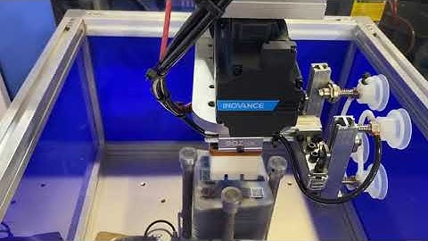 CARTESIAN ROBOT for washbasin with labelling & runner cut