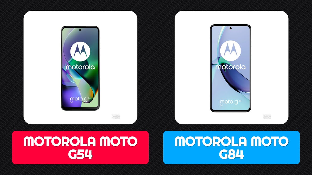 Motorola Moto G54 vs Motorola Moto G84 YouTube