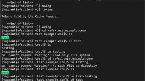 OpenAFS Training Part 2 - Authentication