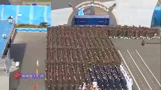 IRAN military parade 2018  رژه ی ارتش جمهوری اسلامی در مقابل آقای خامنه ای ، دانشجویان نیروی دریایی